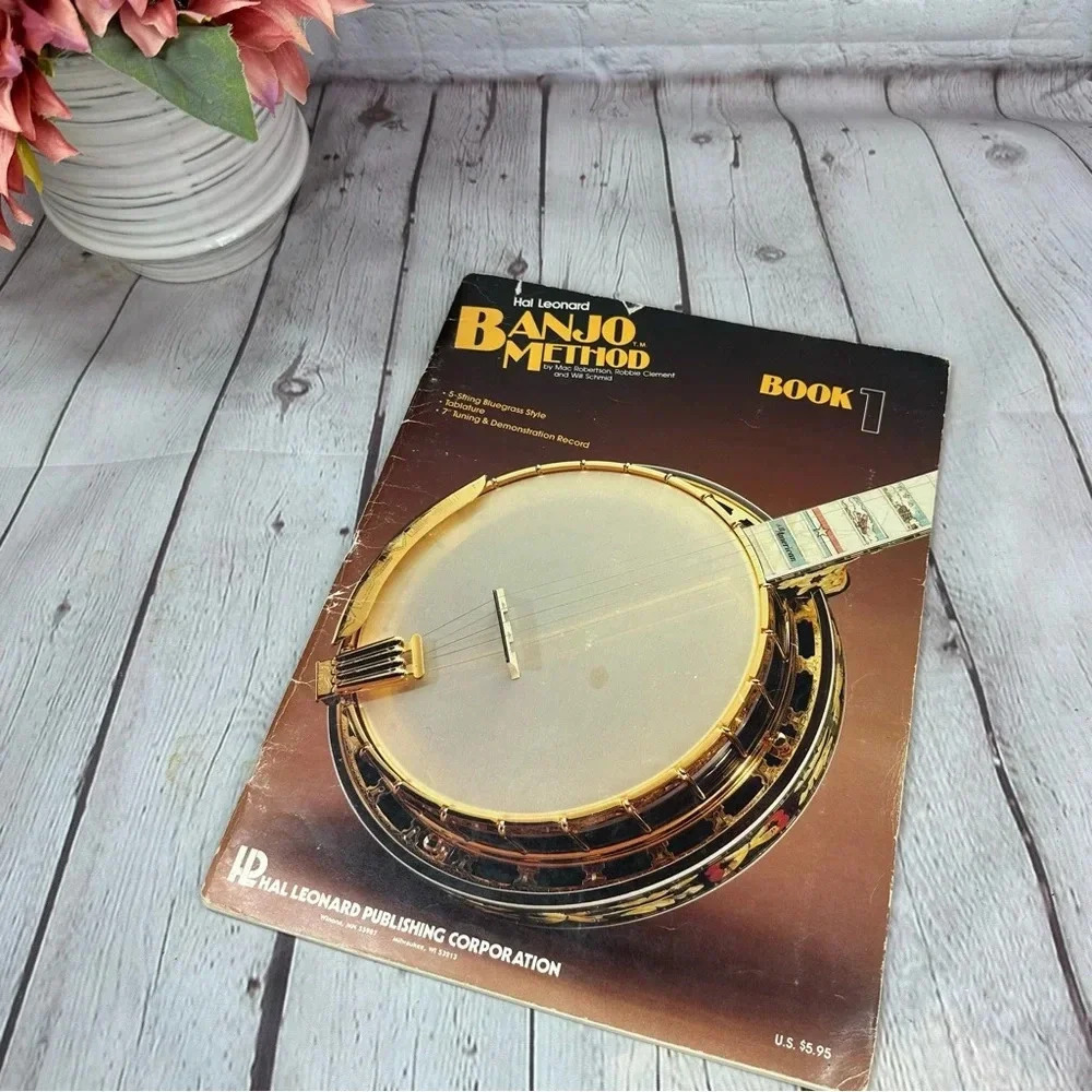vintage banjo method hal leonard book 1 1980